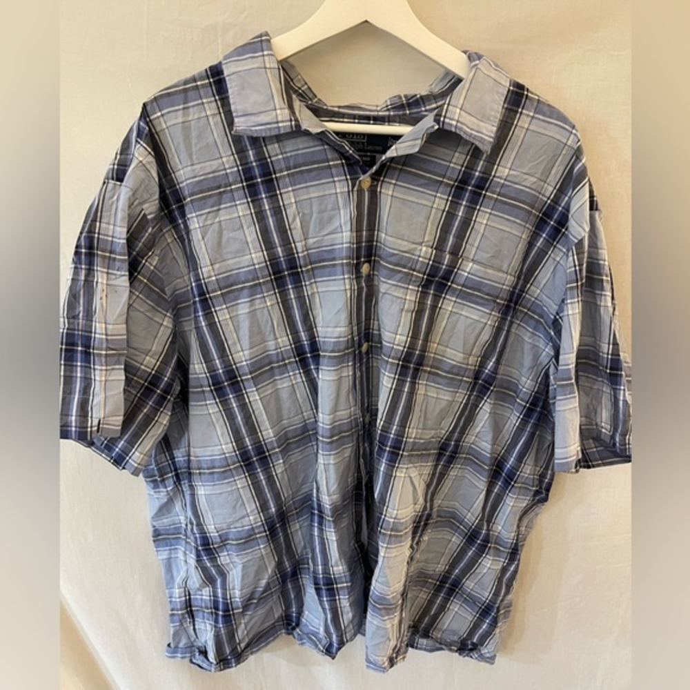Ralph Lauren‎ Blue Label Short Sleeve Button Up Men's Size: XXL